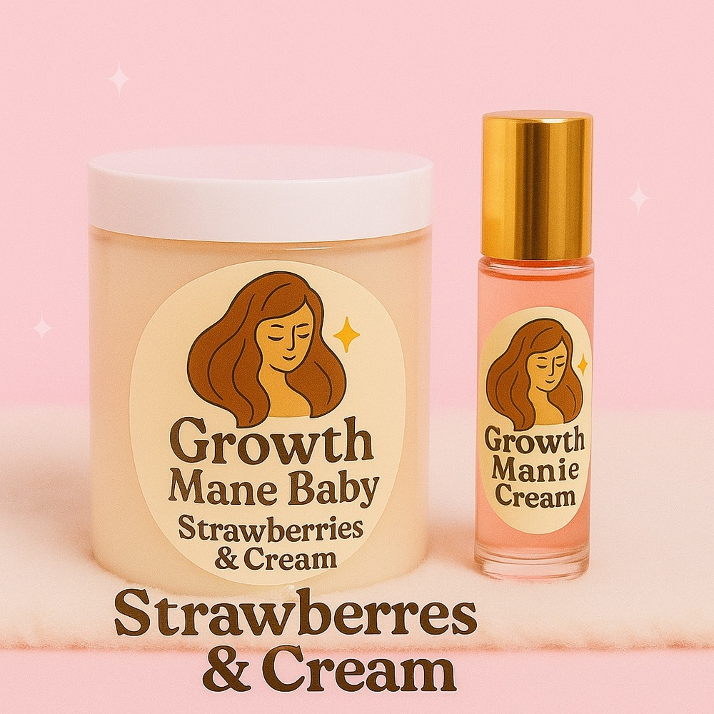 Growth Mane Baby Strawberries & Cream Set